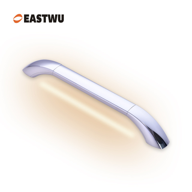 Full Metal Grab Rail Entry Door Bathroom Assit Chrome Plated LED Handles for RV Caravan and Motorhome Both for Inside and outside