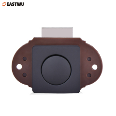 Matt Black Caravan RV Motorhome Camper Van Cabinet Cupboard Storage Metal Push Button Handle Knob Latch Lock