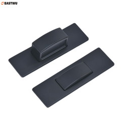 Matt Black Rectangular Push Button Lock Latch for Caravan Motorhome Camper RV Van Furniture