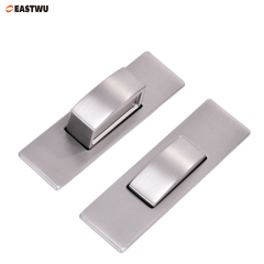 Satin Nickel Flush Mount Cupboard Lock Plated for caravan motorhome