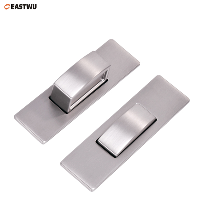 Satin Nickel Flush Mount Cupboard Lock Plated for caravan motorhome