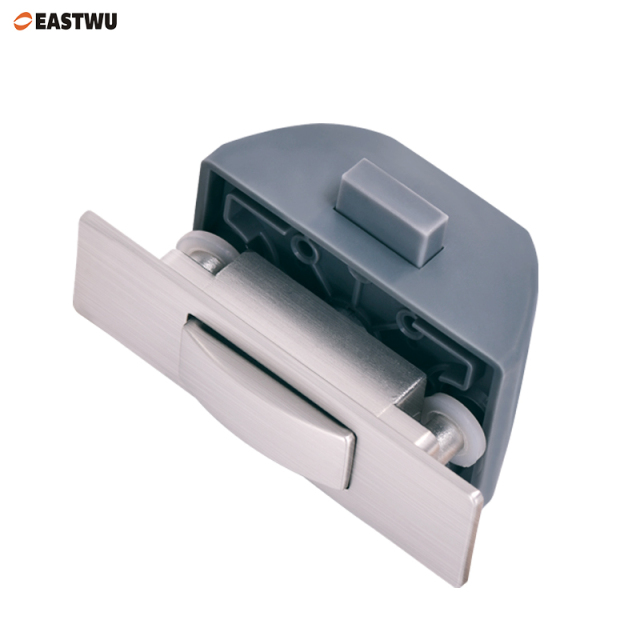 Satin Nickel Flush Mount Cupboard Lock Plated for caravan motorhome