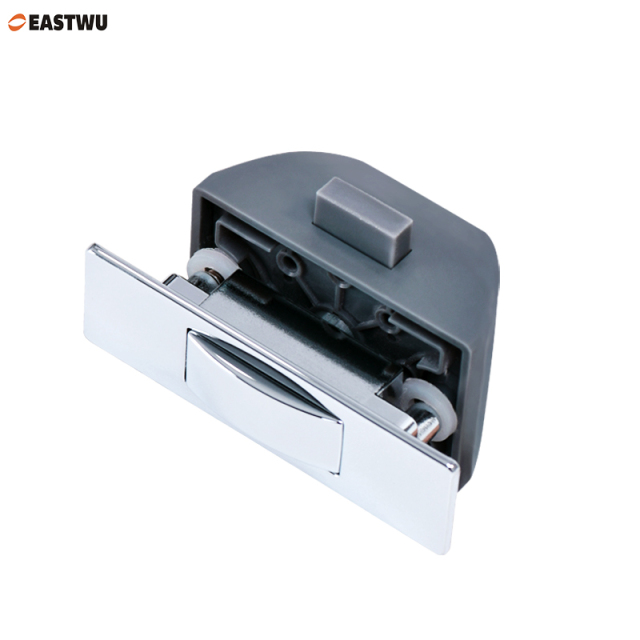 Chrome Flush Mount Cabinet Lock Plated for caravan motorhome