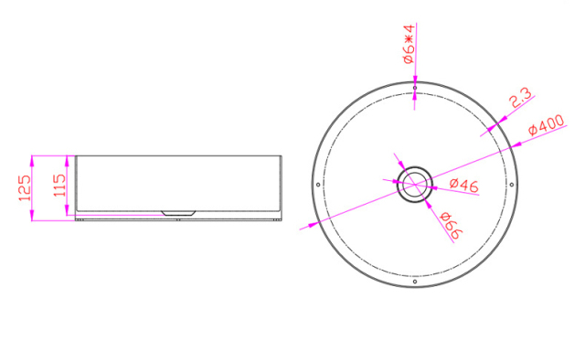 Caravan RV Motorhome Bathroom Stainless Steel Basin and Sinks