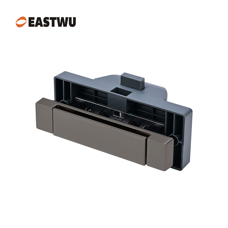 2026 new RV Cabinet Drawer Push Button Lock Gun Gray Aluminum Alloy RV Hardware