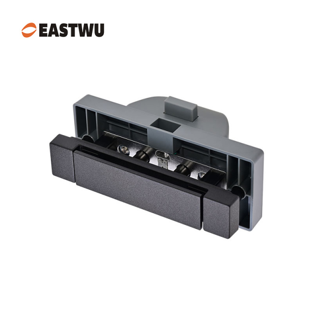 RV Cabinet & Drawer Button Lock – Frosted Matte Black Aluminum Alloy Rectangular Push Latch (2026 New) | Worldwide RV Parts