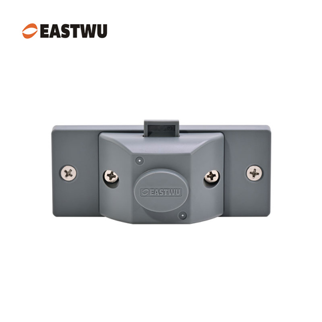 2026 new RV interior furniture cabinet drawers matte gold aluminum alloy rectangular metal button lock RV accessories