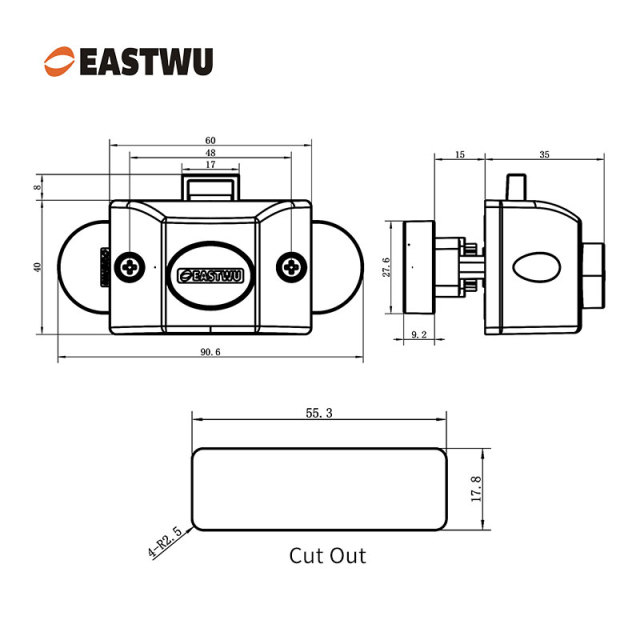 RV Cabinet & Drawer Push Lock and Buckle Set – Silver Secure Catch Latch (2026 New) | Worldwide RV Parts