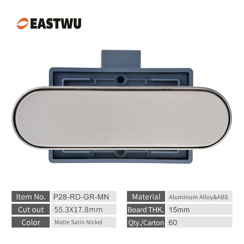 2025 New Arrival Caravan RV Interior Furniture Cupboard Drawer Matt Black Push Lock and Latches RV Accessories