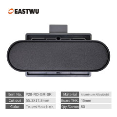 2025 New Arrival Caravan RV Motorhome Campervan Van Interior Furniture Cupboard Drawer Matt Black Push Lock and Latches RV Accessories Parts
