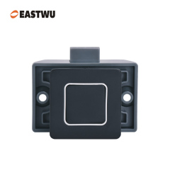 Matt Black Zinc Alloy Square Cupboard Door Nonnoise Push Lock
