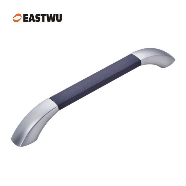 Small Size 250mm Silver Soft Cover Car Door Handle RV Camper Rail Transit Yacht Plane Special Rescue Vehicle Wrapped Hand Grips