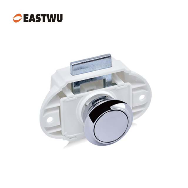 Caravan Campervan RV Push locks Kitchen Cupboard Cabinet Drawer Hardware Pulls Knobs Handles Catches Keyless Large Push button Latch Lock Cut Out 26mm