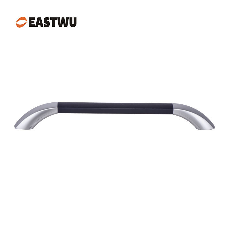 Small Size 250mm Silver Soft Cover Car Door Handle RV Camper Rail Transit Yacht Plane Special Rescue Vehicle Wrapped Hand Grips