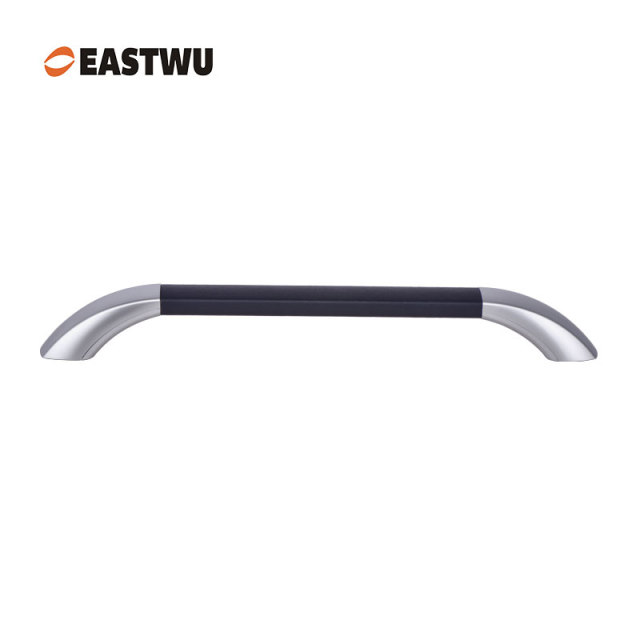 Small Size 250mm Silver Soft Cover Car Door Handle RV Camper Rail Transit Yacht Plane Special Rescue Vehicle Wrapped Hand Grips