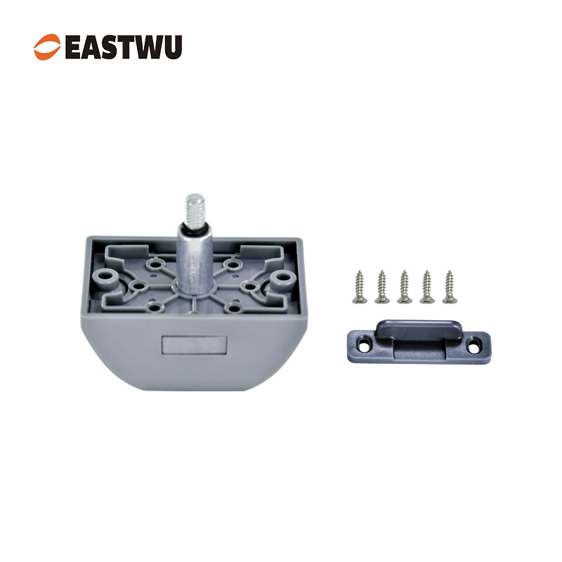 Matt Black Zinc Alloy Square Cupboard Door Nonnoise Push Lock