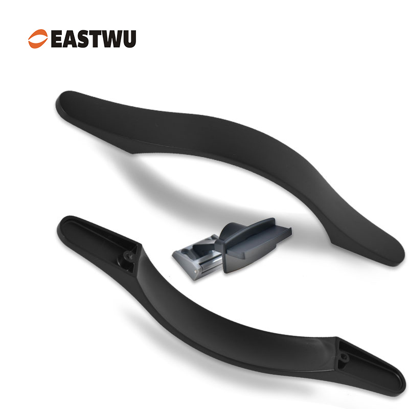 Matte Black RV Cabinet Door Handle with Metal Latch Lock