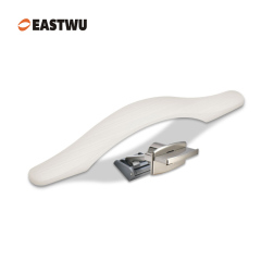 Brushed Nickel RV Cabinet Door Handle with Metal Latch Lock