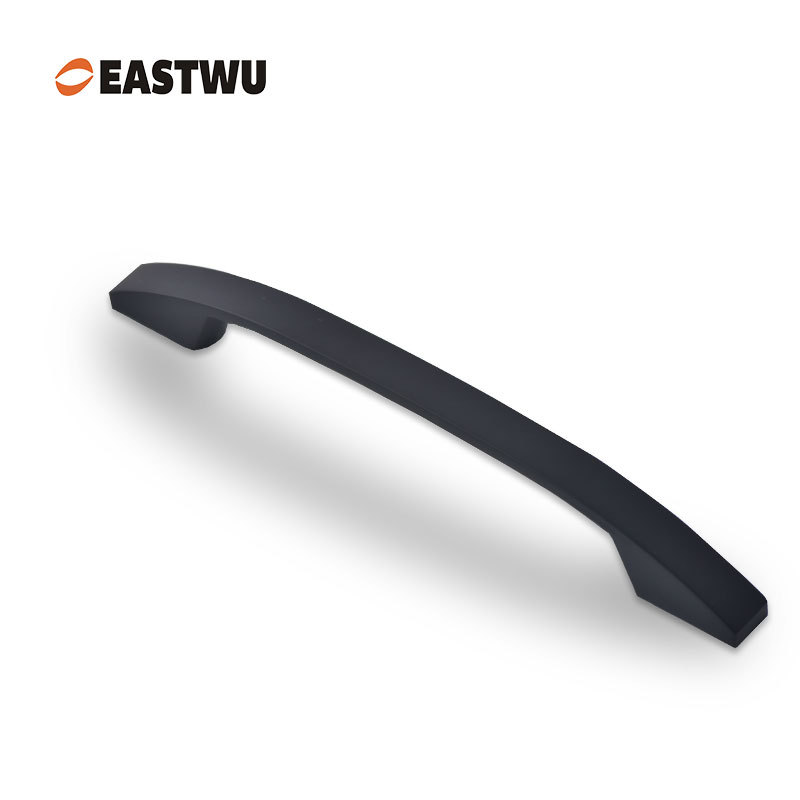 Matte Black RV Cabinet Handle – 212mm Zinc Alloy Drawer & Cupboard Pull