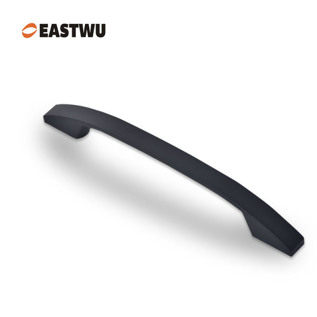 Matte Black RV Cabinet Handle – 212mm Zinc Alloy Drawer & Cupboard Pull