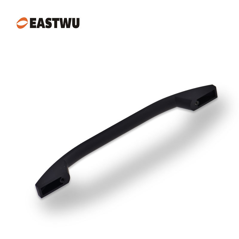 Matte Black RV Cabinet Handle – 212mm Zinc Alloy Drawer & Cupboard Pull