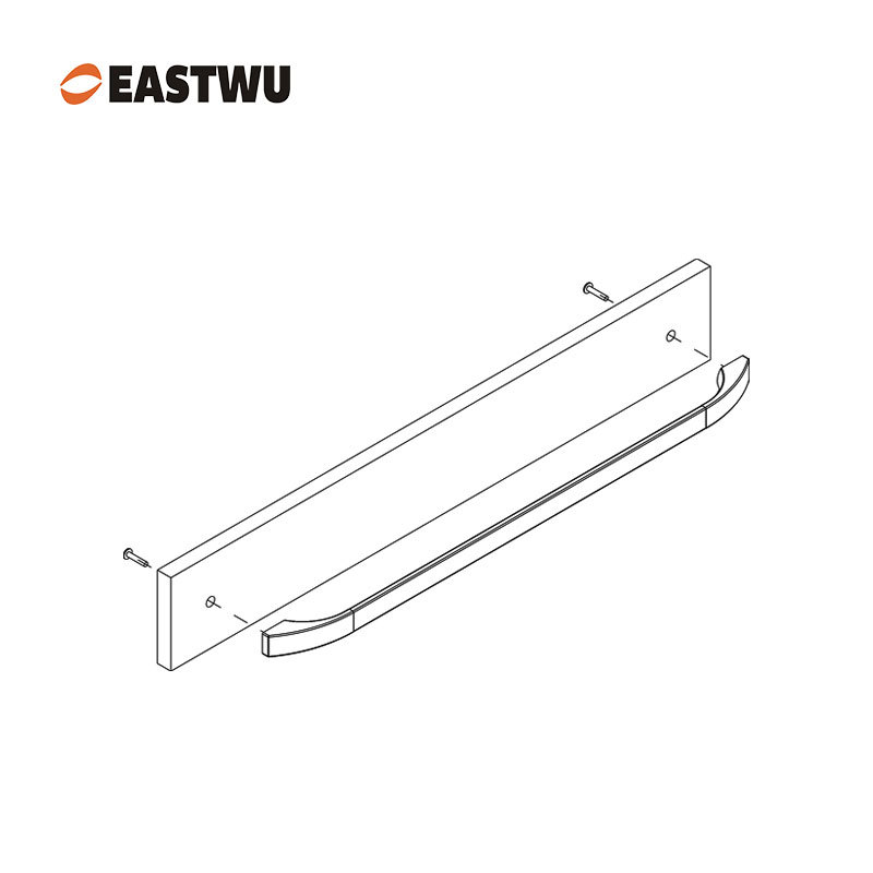 Matte Black 320mm RV Drawer & Cabinet Handle