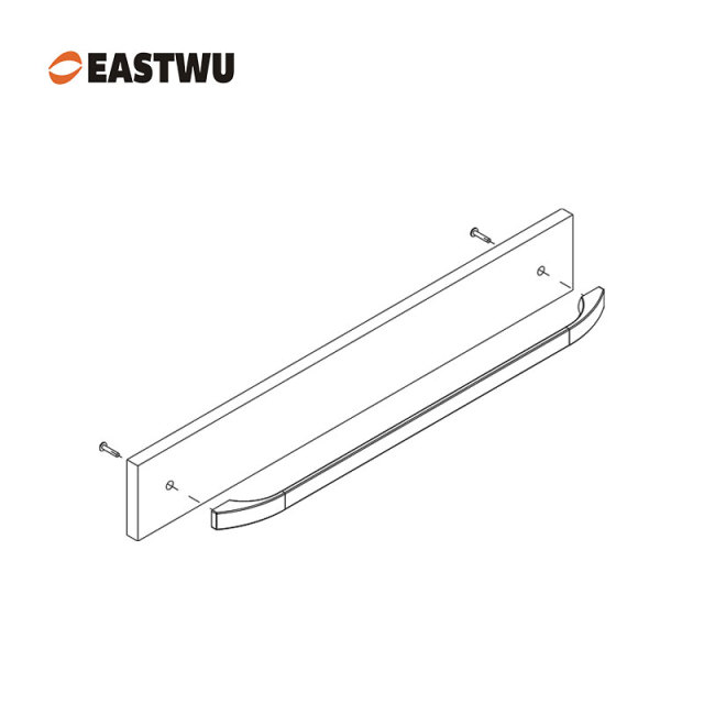 Matte Black 320mm RV Drawer & Cabinet Handle