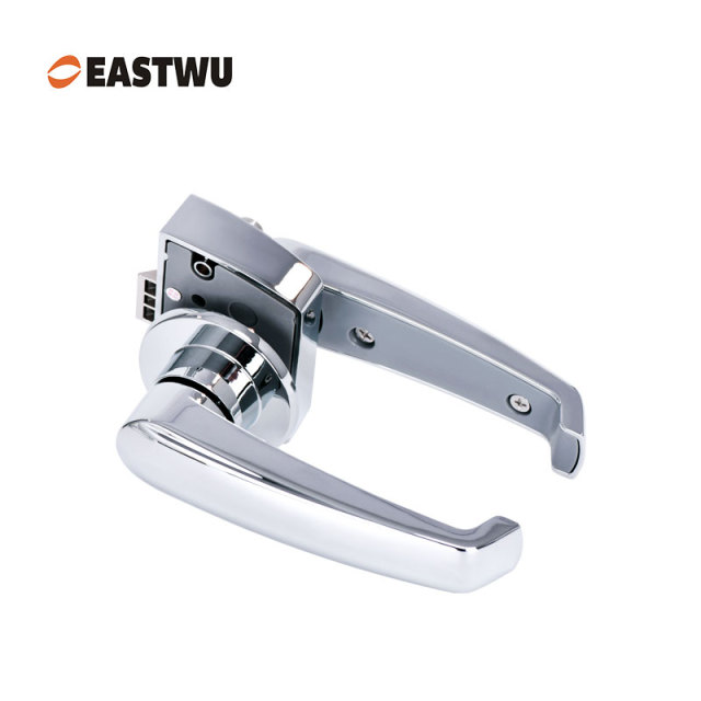 Chrome RV Bathroom Door Lock – Lightweight Aluminum Alloy Washroom Lock