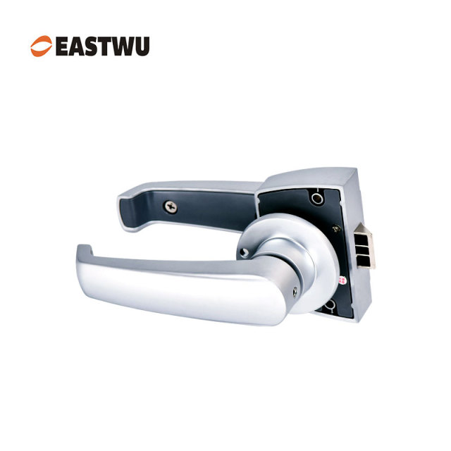 Pearl Chrome RV Bathroom Door Lock – Lightweight Aluminum Alloy Washroom Lock