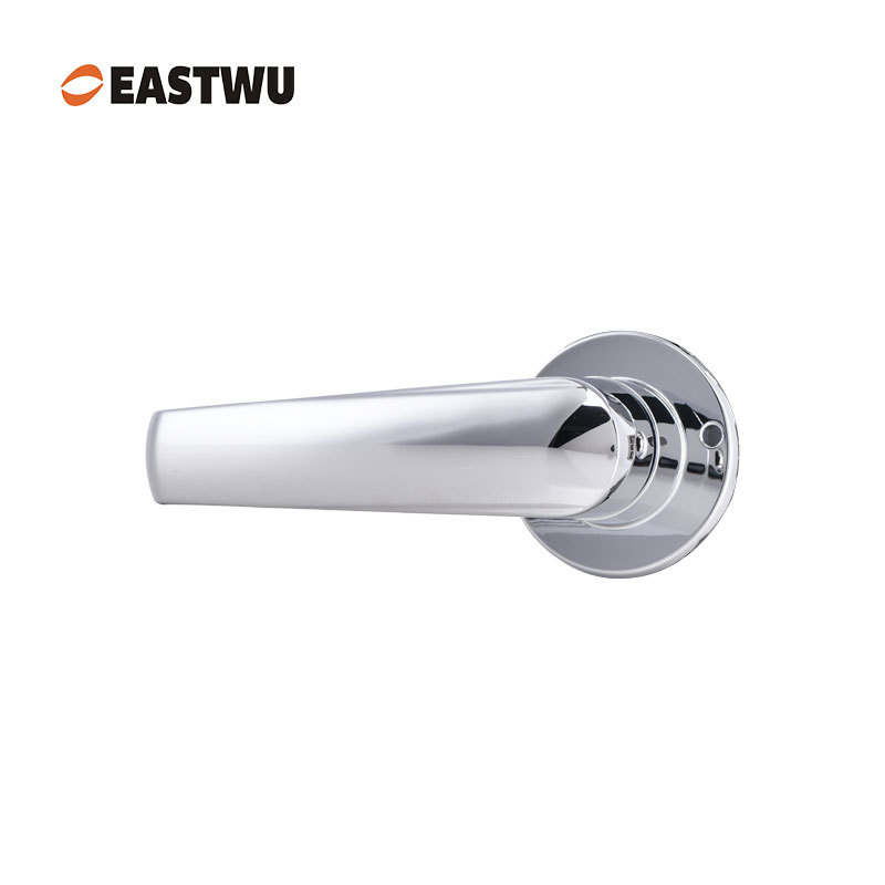Chrome 3-Point RV Toilet Door Lock – Lightweight Aluminum Alloy Caravan Washroom Lock