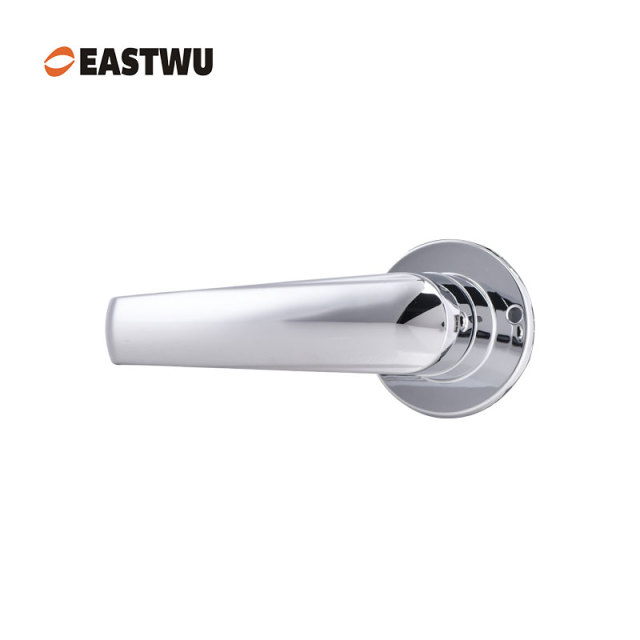 Chrome 3-Point RV Toilet Door Lock – Lightweight Aluminum Alloy Caravan Washroom Lock