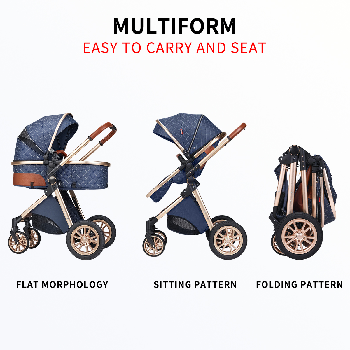 V9 2 in1 Baby Stroller