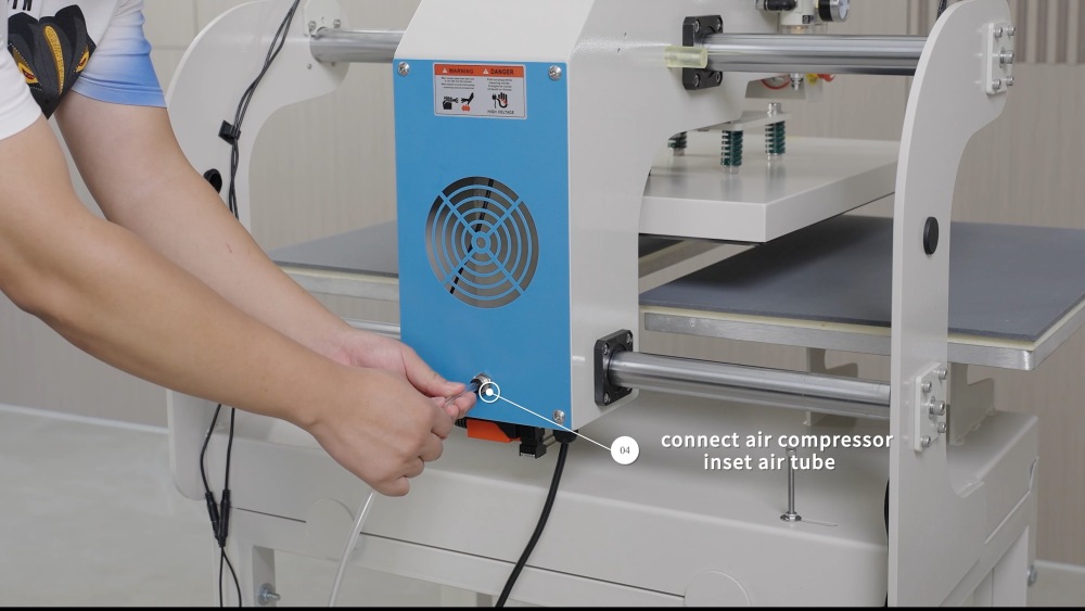 WUMSTOT 16x24 Pneumatic Automatic Heat Press Machine Sliding Dual Platen Heat Press with Adjustable Infrared Positioning Function for Professional DTF / Sublimation and  Transfer