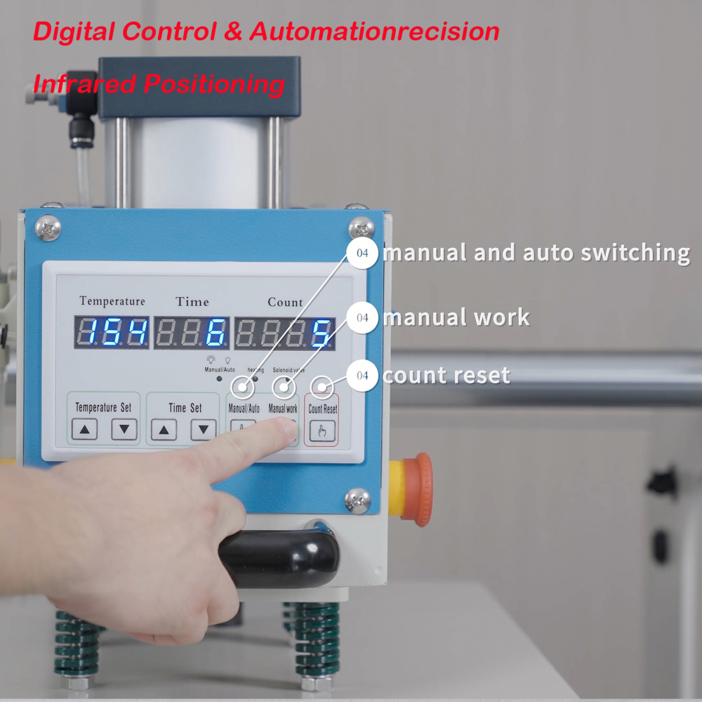 WUMSTOT 16x24 Pneumatic Automatic Heat Press Machine Sliding Dual Platen Heat Press with Adjustable Infrared Positioning Function for Professional DTF / Sublimation and  Transfer
