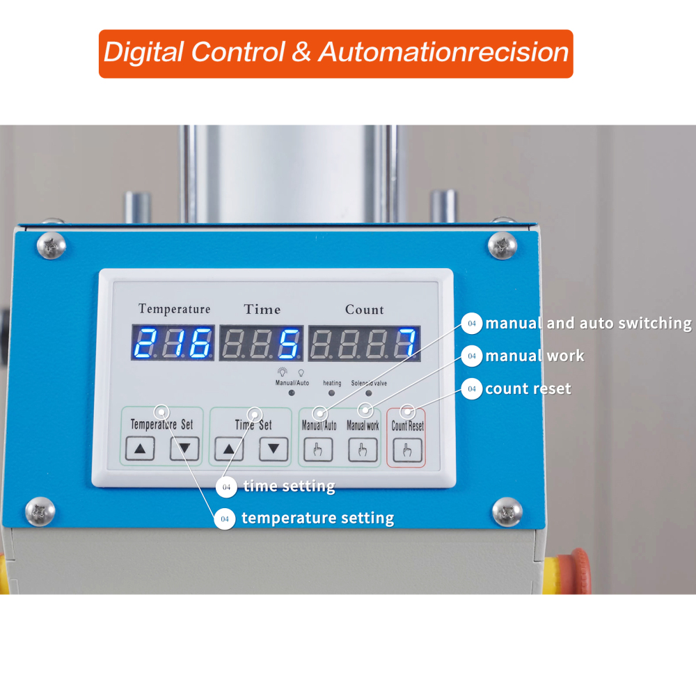 Large 24x32 Heat Press Machine: Pneumatic Automatic Commercial Professional Heat Press Machine for T-Shirts, Fabrics, and Large Format Projects - 220V,6000W (No Plug)