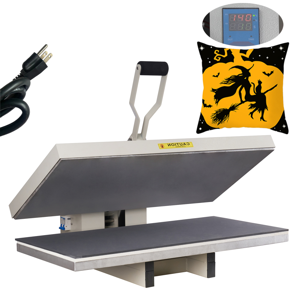 改运费16x32 Heat Press Machine: Digital Control, 2600W Manual Clamshell for T-Shirts, DTF, Vinyl, Large Format Sublimation Printing  7 Key Selling Points: