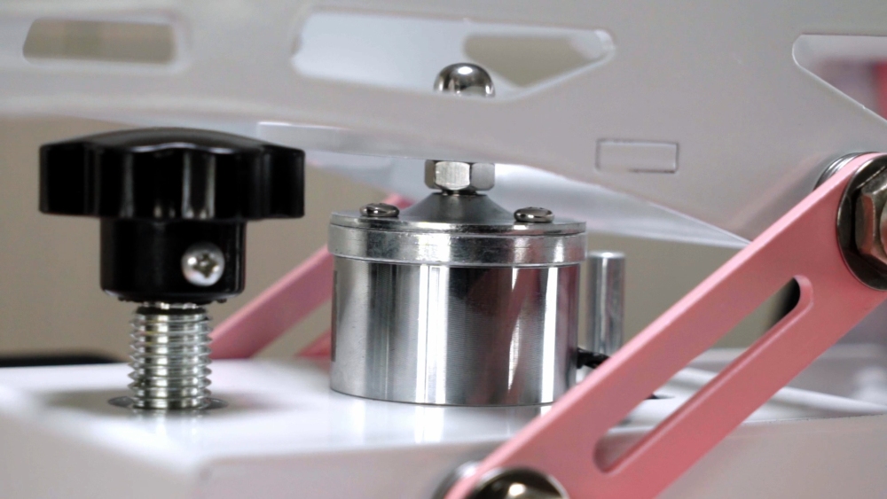 12x15 inch Pink Auto Open Heat Press Machine with Slide Out Base 1200 W Clamshell DTF Heat Press for T-Shirts, Sublimation, and More