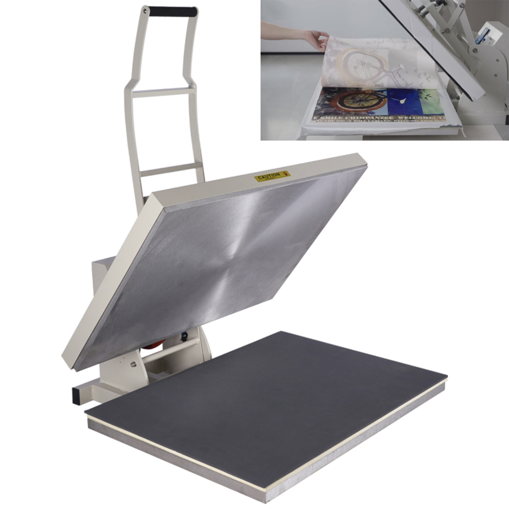 24x32 Heat Press Machine: Commercial Large Format T-Shirt DTF Printing, Fabric Transfer, Sublimation - 4500W, 110V, Professional Grade  (No Plug)