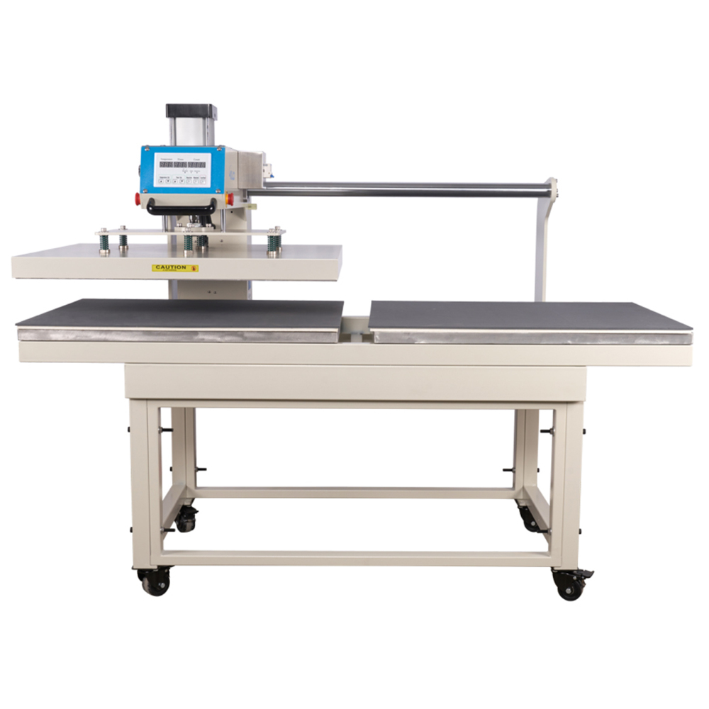 24x40 Large Heat Press Machine - Pneumatic Automatic Dual Platen with Sliding Design - Digital Control Commercial T-Shirt Printing Press for Fabric, Metal, Ceramic