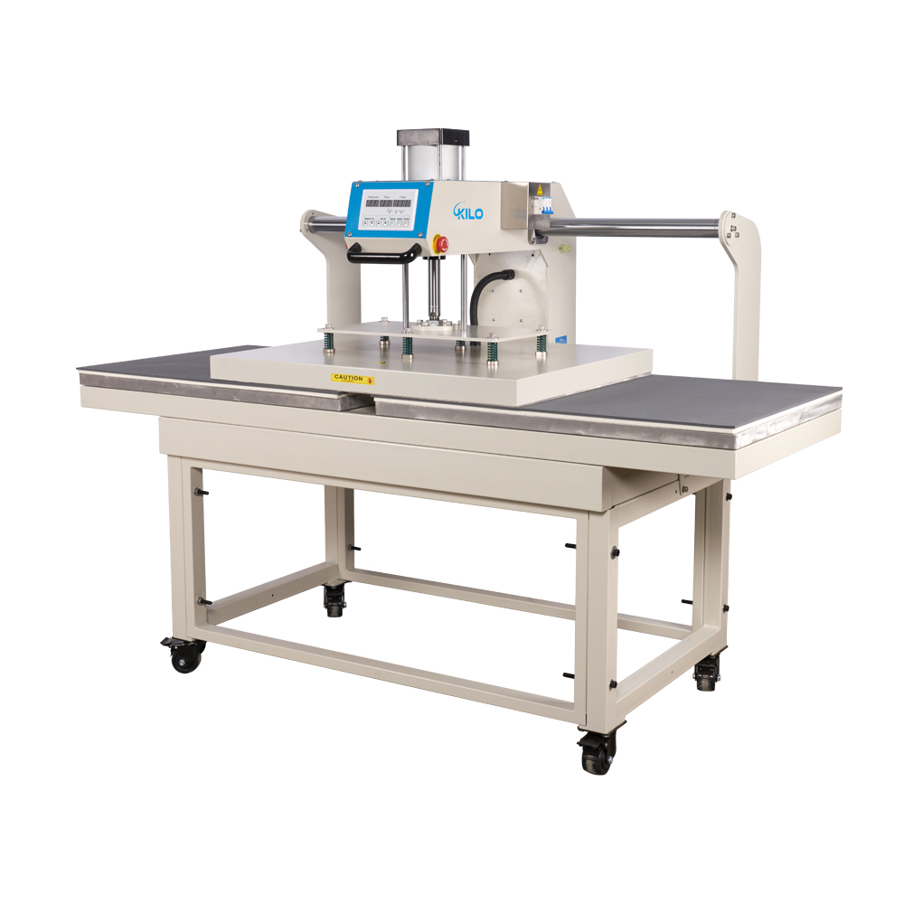 24x40 Large Heat Press Machine - Pneumatic Automatic Dual Platen with Sliding Design - Digital Control Commercial T-Shirt Printing Press for Fabric, Metal, Ceramic