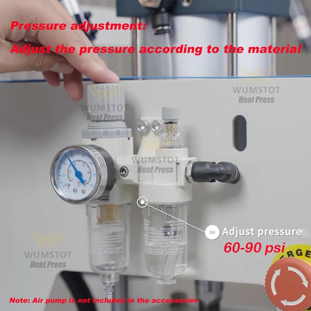 20x28 Dual Heat Press Machine: Pneumatic Heat Press Machine with Adjustable Infrared Positioning & Up-Sliding Function - DTF/Sublimation Transfer for Professional Printing on Larger T-Shirt