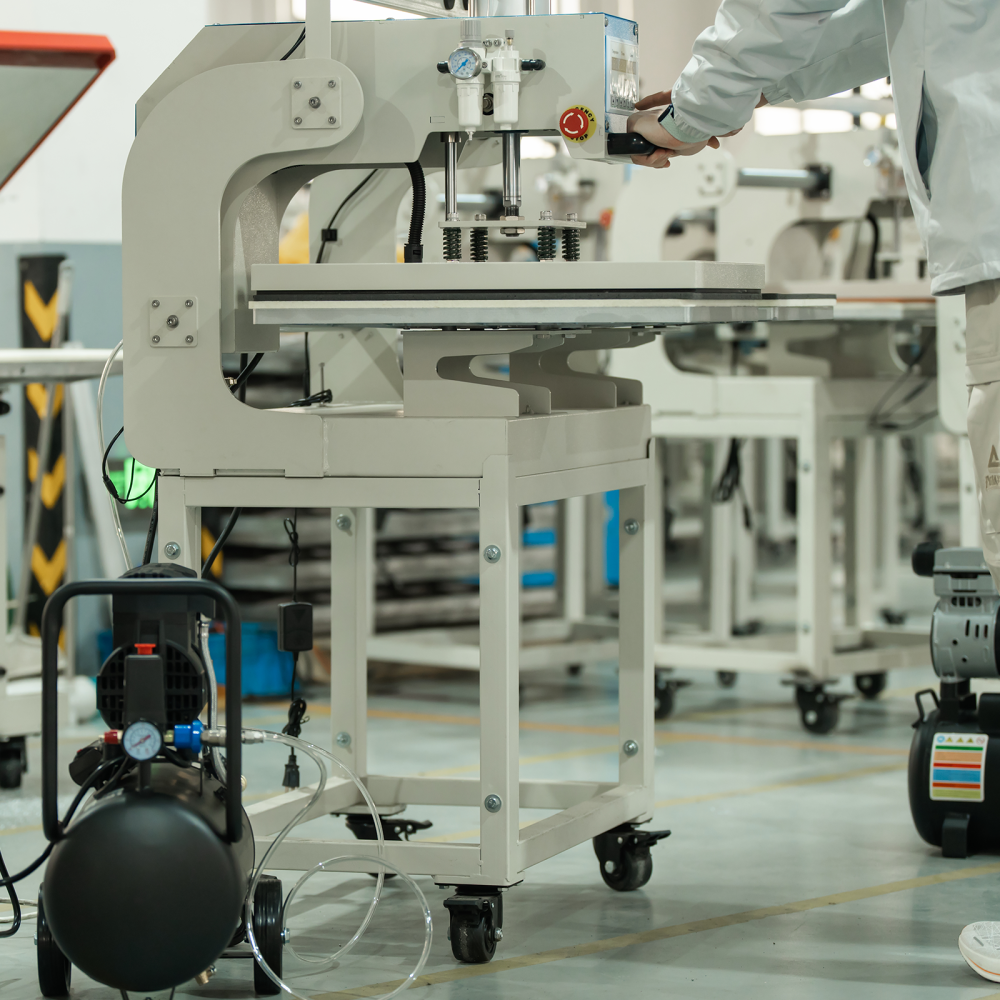 6.3 Gallon Ultra Quiet Air Compressor, 1.0HP, 116PSI Max Pressure, 65-66dB, Oil-Free, Portable Electric Air Compressor for WUMSTOT pneumatic Heat Press, Auto Repair, Tire Inflation, Spray Painting, Woodwork Nailing