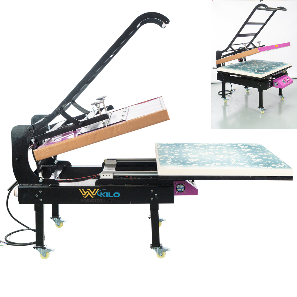 Large Heat Press 40x48in: Clamshell Heat Press Machine for Textiles - Manual Operation, Digital Control, Sliding Design, 240V 3P, Ideal for Business Customers (40x48 240v (No Plug))
