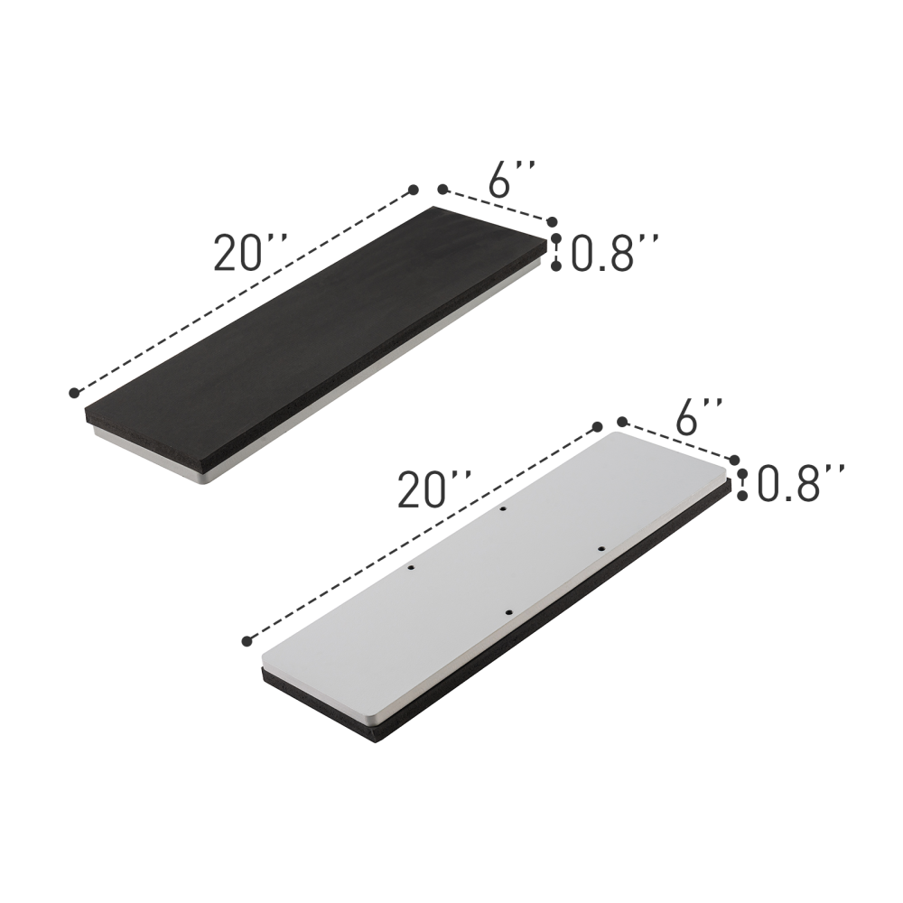5 sets Interchangeable Lower  Platen(13.78" x 15.75",11" x 15",8" x 10",6" x 20"and6" x 6"). for 16x24 and 16x20 Pneumatic Dual Plate Heat Press Machine
