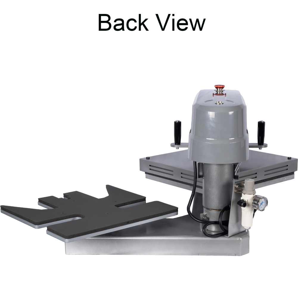 110V 16x16 Pneumatic Dual‑Station Heat Press Machine with 6‑Gallon Oil‑Free Air Compressor – Double Platen Swing‑Away Sublimation Press with Digital Auto Pressure Control & 3 Interchangeable Plates for T‑Shirts, Shoes, Sleeves, Vinyl, and DTF Printing