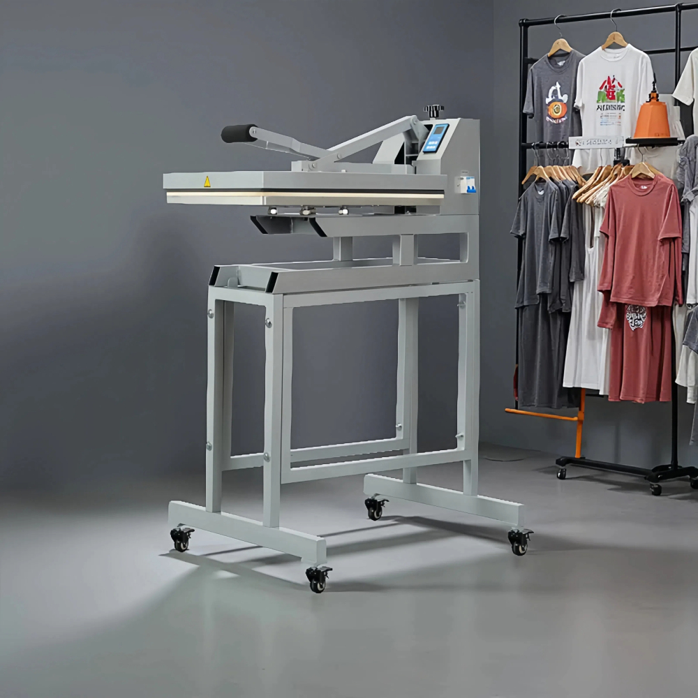 16x24 Heat Press Machine​ | ​Large Heat Press​ 110V 2000W with Infrared Positioning & Stand | Fast-Heating Durable Manual Press for T-Shirts, Metal, Ceramics DTF & Sublimation