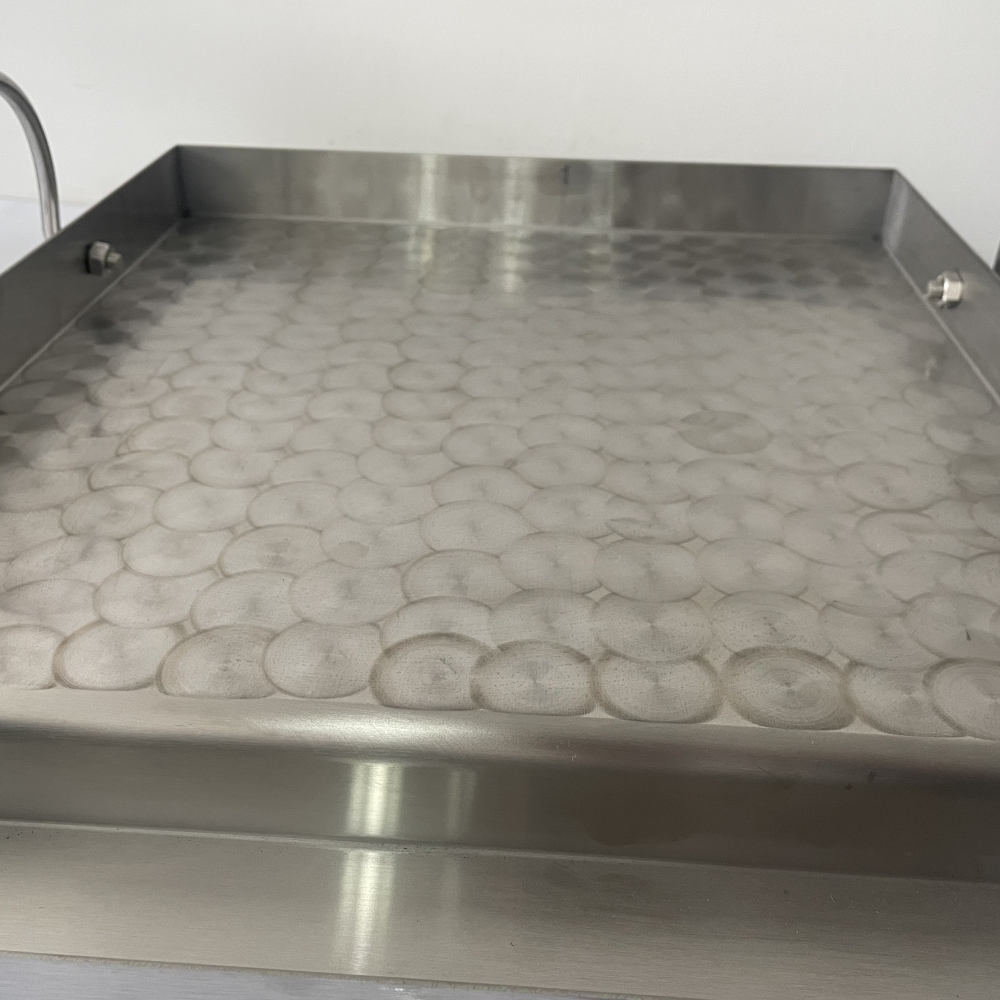 Stainless steel Griddle for Alimtois Gas & Charcoal Grills Universal Flat Top with Grease Groove, Reinforced Ridges & High Sidewalls, Perfect for Healthy Cooking, Parties & Camping