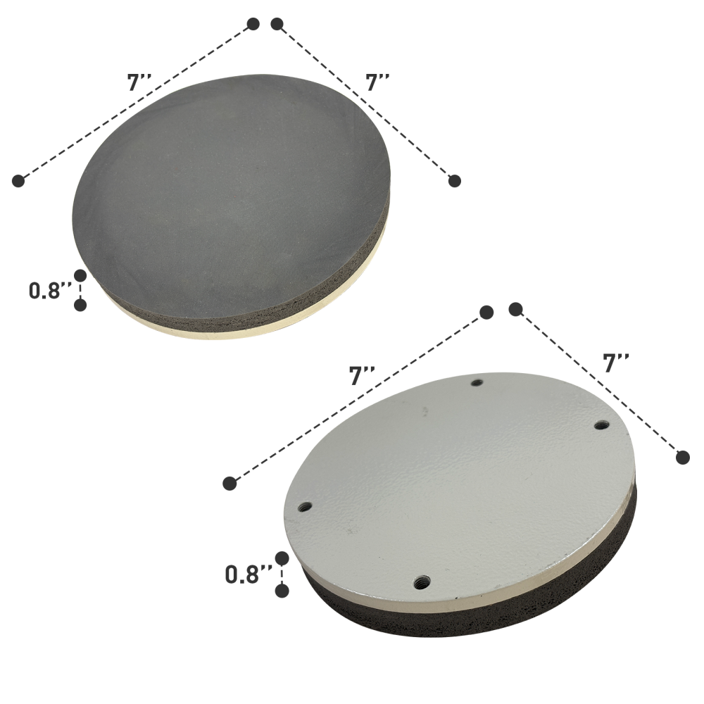 7" Interchangeable Round Lower Platen for Heat Press Machines – Durable & Easy to Replace