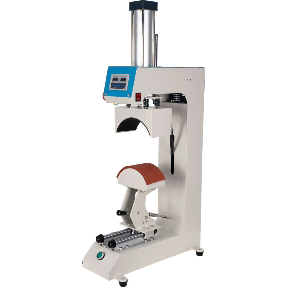 WUMSTOT 4×9 in Pneumatic Hat Heat Press Machine – Digital Cap Transfer Press with Adjustable Spring Holder & Even Pressure System for Baseball, Trucker, Knit Hats – Professional 110V Automatic Heat Press