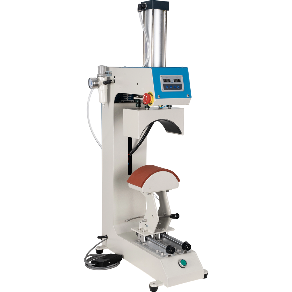 WUMSTOT 4×9 in Pneumatic Hat Heat Press Machine – Digital Cap Transfer Press with Adjustable Spring Holder & Even Pressure System for Baseball, Trucker, Knit Hats – Professional 110V Automatic Heat Press